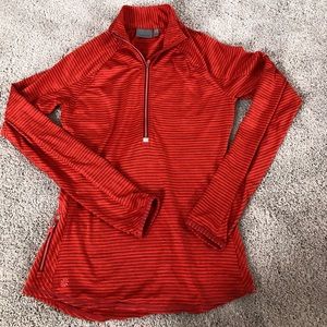 Athlete long sleeve half zip top